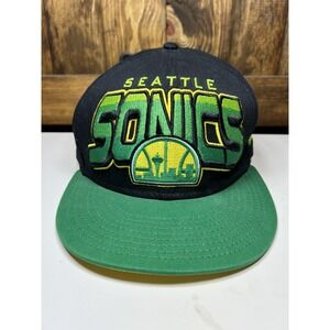 Seattle Sonics Oversized‎ Logo 9Fifty Hardwood Classics New Era Snapback